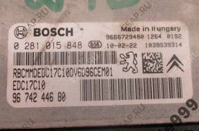 БЛОК УПРАВЛЕНИЯ PEUGEOT 207 1.6 HDI 0281015848 9674244680
