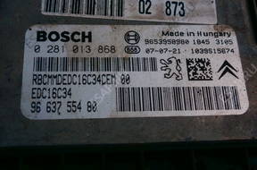 БЛОК УПРАВЛЕНИЯ PEUGEOT 207 1.6 HDI 9663755480