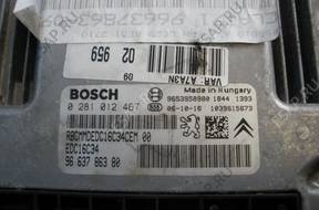 БЛОК УПРАВЛЕНИЯ   PEUGEOT 207 1.6 HDI