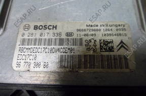 БЛОК УПРАВЛЕНИЯ Peugeot 207 C3 C4   0281017336