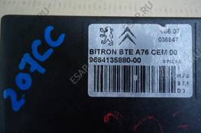 БЛОК УПРАВЛЕНИЯ Peugeot 207 CC   9664135880