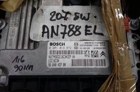 БЛОК УПРАВЛЕНИЯ Peugeot 207   КОМПЛЕКТ 1,4 1,6 HDI