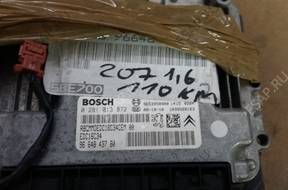 БЛОК УПРАВЛЕНИЯ Peugeot 207   КОМПЛЕКТ 1,4 1,6 HDI