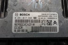 БЛОК УПРАВЛЕНИЯ Peugeot 207   КОМПЛЕКТ 1,4 1,6 HDI
