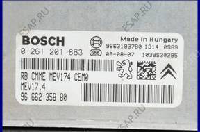 БЛОК УПРАВЛЕНИЯ PEUGEOT 207 SW 1.4 0261201863 9664983480
