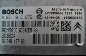БЛОК УПРАВЛЕНИЯ  PEUGEOT 208 308 5008  1,6 HDI