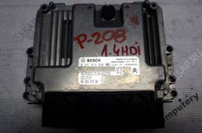 БЛОК УПРАВЛЕНИЯ PEUGEOT 208 9805947580 0281019820