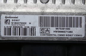 БЛОК УПРАВЛЕНИЯ PEUGEOT 3008 1.6 S180075002H 9675391480