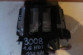 БЛОК УПРАВЛЕНИЯ PEUGEOT 3008 9666986680 0281013334 1.6