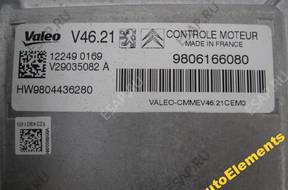 БЛОК УПРАВЛЕНИЯ PEUGEOT 301 1.6 16V  V46.21  9806166080