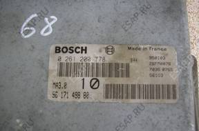 БЛОК УПРАВЛЕНИЯ PEUGEOT 306 1.4 9617149880 0261200778