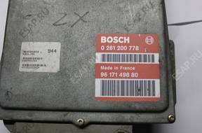 БЛОК УПРАВЛЕНИЯ PEUGEOT 306 1.4 9617149880 0261200778
