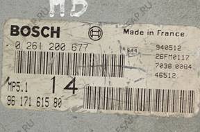 БЛОК УПРАВЛЕНИЯ   PEUGEOT 306 1.6 0261200677