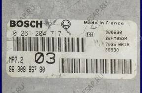 БЛОК УПРАВЛЕНИЯ   PEUGEOT 306 1.6i 0261204717