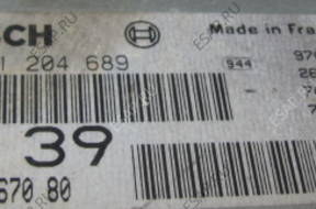 БЛОК УПРАВЛЕНИЯ PEUGEOT 306 2.0 16V 0261204689 9629767080