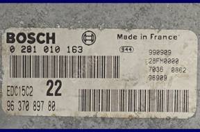 БЛОК УПРАВЛЕНИЯ   PEUGEOT 306 2.0 HDI 0281010163