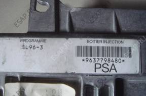 БЛОК УПРАВЛЕНИЯ PEUGEOT 306 406 1.8 9637798480