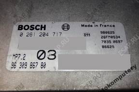 БЛОК УПРАВЛЕНИЯ PEUGEOT 306 9630986780 0261204717 БЕЗ КОДА