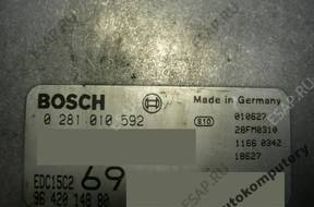 БЛОК УПРАВЛЕНИЯ PEUGEOT 306 9642014880 0281010592 +KOD