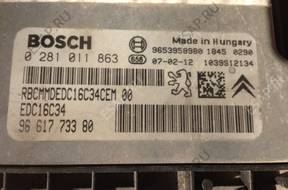 БЛОК УПРАВЛЕНИЯ PEUGEOT 307 0 281 011 863 9661773380