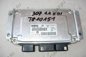 БЛОК УПРАВЛЕНИЯ PEUGEOT 307 1,4 HDI   ДВИГАТЕЛЕМ