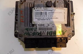 БЛОК УПРАВЛЕНИЯ , PEUGEOT 307 1,4 NR:0281010390