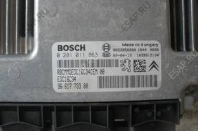 БЛОК УПРАВЛЕНИЯ  PEUGEOT 307 1,6 HDI