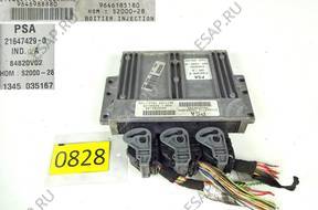 БЛОК УПРАВЛЕНИЯ PEUGEOT 307 1.4 8V 9646988880 9646185180