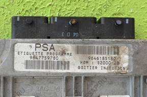 БЛОК УПРАВЛЕНИЯ   PEUGEOT 307 1.4 9647759780