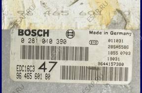 БЛОК УПРАВЛЕНИЯ   PEUGEOT 307 1.4 HDI 0281010390