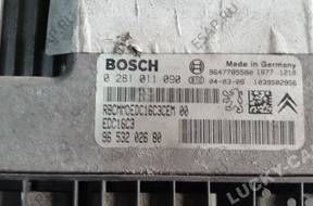 БЛОК УПРАВЛЕНИЯ peugeot 307 1.4 HDI   9653202680