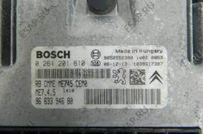 БЛОК УПРАВЛЕНИЯ PEUGEOT 307 1.6-16V 0261201610