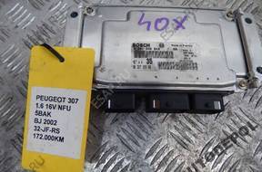 БЛОК УПРАВЛЕНИЯ   PEUGEOT 307 1.6 16V 0261206943