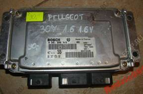 БЛОК УПРАВЛЕНИЯ PEUGEOT 307 1.6 16V   0261206943