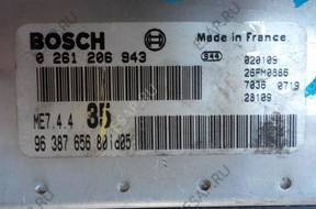 БЛОК УПРАВЛЕНИЯ PEUGEOT 307 1.6 16V  0261206943