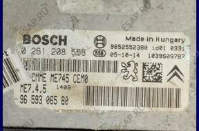 БЛОК УПРАВЛЕНИЯ   PEUGEOT 307 1.6 16V 0261208558