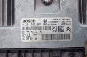 БЛОК УПРАВЛЕНИЯ PEUGEOT 307 1.6 16V   0261208909