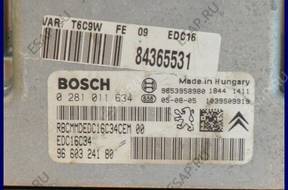 БЛОК УПРАВЛЕНИЯ   PEUGEOT 307 1.6 HDI 0281011634