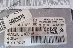 БЛОК УПРАВЛЕНИЯ PEUGEOT 307 1.6 HDI 06   ДВИГАТЕЛЕМ