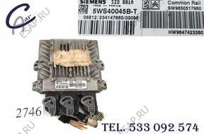 БЛОК УПРАВЛЕНИЯ PEUGEOT 307 2,0 HDI 5WS40045BT 9650517980