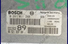 БЛОК УПРАВЛЕНИЯ PEUGEOT 307 2.0 0281011248  9651196780A