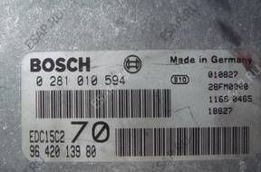 БЛОК УПРАВЛЕНИЯ PEUGEOT 307 2.0 HDI 0281010594 9642013980