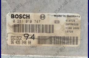 БЛОК УПРАВЛЕНИЯ   PEUGEOT 307 2.0 HDI 0281010747