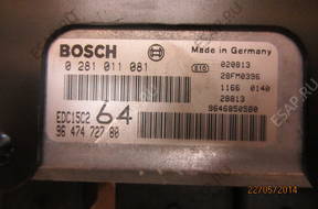 БЛОК УПРАВЛЕНИЯ PEUGEOT 307 2.0 HDI  0281011081