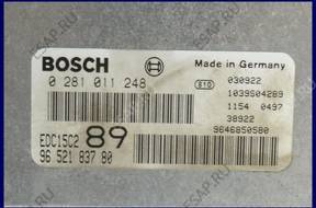 БЛОК УПРАВЛЕНИЯ   PEUGEOT 307 2.0 HDI 0281011248