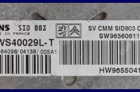 БЛОК УПРАВЛЕНИЯ   PEUGEOT 307 2.0 HDI 5WS40029L-T