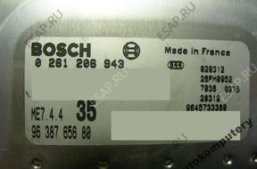 БЛОК УПРАВЛЕНИЯ PEUGEOT 307 9638765680 0261206943 БЕЗ КОДА