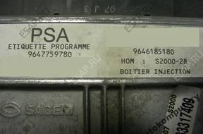 БЛОК УПРАВЛЕНИЯ PEUGEOT 307 9647759780 9646185180 БЕЗ КОДА