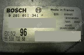 БЛОК УПРАВЛЕНИЯ PEUGEOT 307 9653873280 0281011341 +KOD