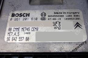 БЛОК УПРАВЛЕНИЯ PEUGEOT 307 9664255780 0261201610 +KOD